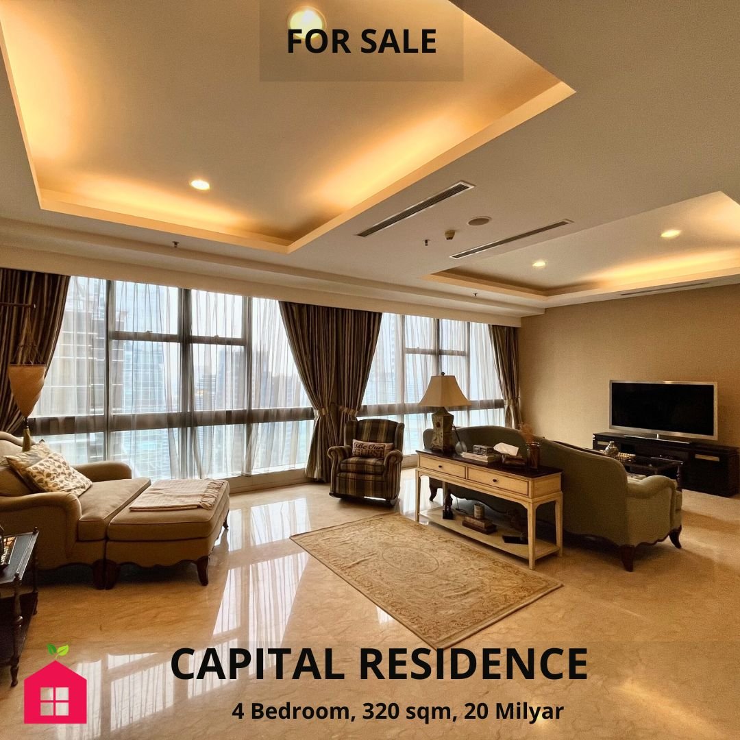 For Sale Apartment Capital Residence Jakarta 4Bedroom